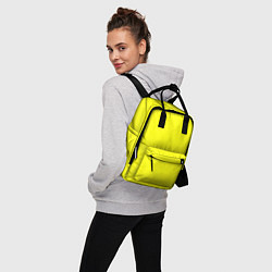 Рюкзак женский Яркий желтый, цвет: 3D-принт — фото 2