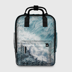 Женский рюкзак Морская бирюзовая волна
