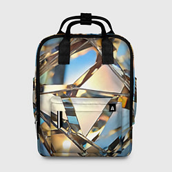 Рюкзак женский Грани стекла, цвет: 3D-принт