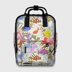 Женский рюкзак Морские обитатели моря