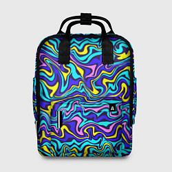 Рюкзак женский Psychedelic multicolored pattern, цвет: 3D-принт