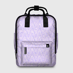 Женский рюкзак Светлый сиреневый однотонный текстурированный