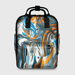 Женский рюкзак Иллюзия смешанных абстрактных красок