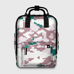Женский рюкзак Пиксельный камуфляж европа