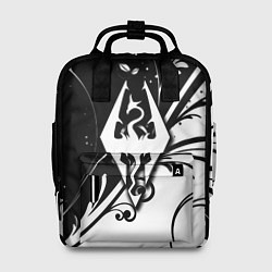 Рюкзак женский The Elder Scrolls узор, цвет: 3D-принт