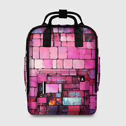 Женский рюкзак Pink bricks