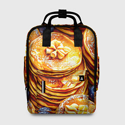 Рюкзак женский Блинчики, цвет: 3D-принт