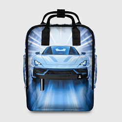 Женский рюкзак Спорткар на скорости