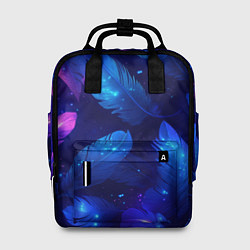 Женский рюкзак Мерцающие перья - волшебные искры