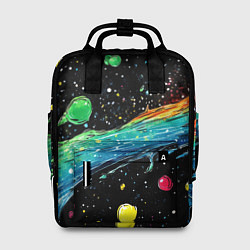 Женский рюкзак Брызги радужной краской