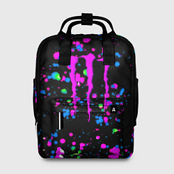 Женский рюкзак Monster energy неоновые краски