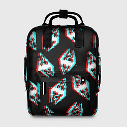 Рюкзак женский Skyrim glitch logo patten, цвет: 3D-принт