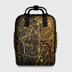 Женский рюкзак Золотые царапины текстура