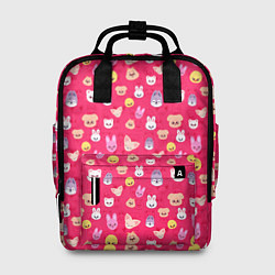 Рюкзак женский Skzoo pattern pink, цвет: 3D-принт