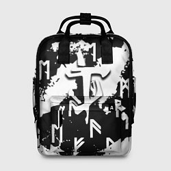 Рюкзак женский Doom символы краски, цвет: 3D-принт