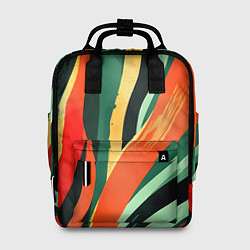 Женский рюкзак Тропическая жаркая абстракция