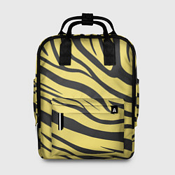 Рюкзак женский Светлый тигровый паттерн, цвет: 3D-принт