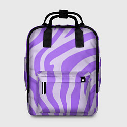 Женский рюкзак Лавандовый тигровый паттерн