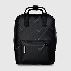 Женский рюкзак Color blue black