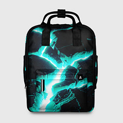 Женский рюкзак Color light blue black