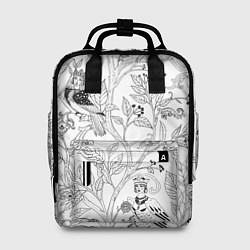 Рюкзак женский Птицы Сирин, цвет: 3D-принт