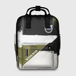 Рюкзак женский Volvo логотип, цвет: 3D-принт