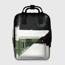 Рюкзак женский Subaru эмблема, цвет: 3D-принт