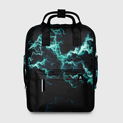 Женский рюкзак Lightning light blue glow