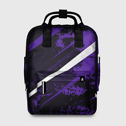 Женский рюкзак Color black purple line