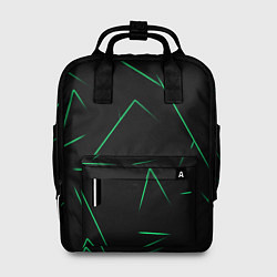 Женский рюкзак Color light green line