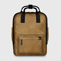 Женский рюкзак Светлый оливково-коричневый однотонный текстурный