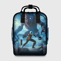 Рюкзак женский Ciri vs dark monster - Witcher 4, цвет: 3D-принт