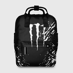 Рюкзак женский Monster energy white splash, цвет: 3D-принт