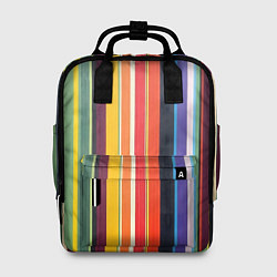 Женский рюкзак Разноцветная полоска