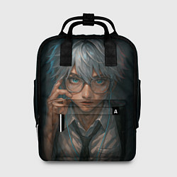 Рюкзак женский Стильный мужчина в очках, цвет: 3D-принт