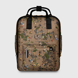 Рюкзак женский Земли Цитадели - Герои 3, цвет: 3D-принт