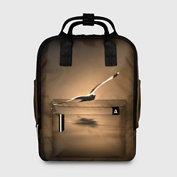 Рюкзак женский Летящая птица, цвет: 3D-принт