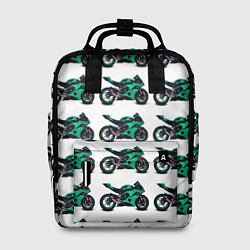 Женский рюкзак Motorcycle turquoise