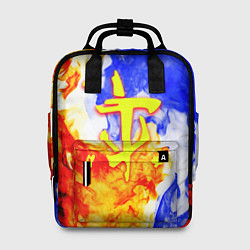 Рюкзак женский Doom битва огня, цвет: 3D-принт