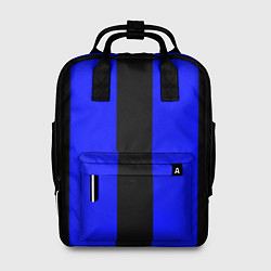 Женский рюкзак Color blue black stripes