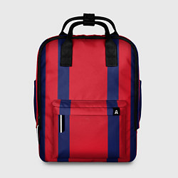 Женский рюкзак Color black red stripes