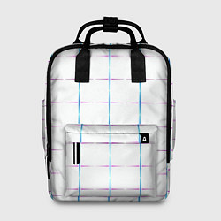 Женский рюкзак Color white blue stripes