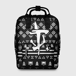 Женский рюкзак Doom x witcher pattern