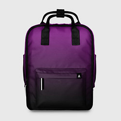 Рюкзак женский Purple gradient, цвет: 3D-принт