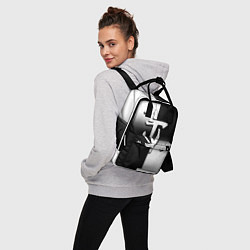 Рюкзак женский Doom black geometry, цвет: 3D-принт — фото 2