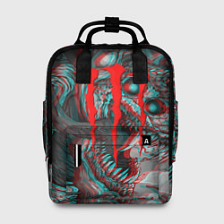 Рюкзак женский Monster energy glitch, цвет: 3D-принт
