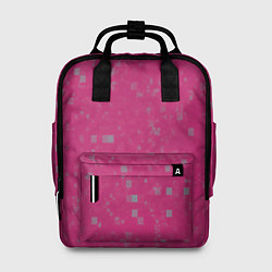 Рюкзак женский Color pink brown squares, цвет: 3D-принт