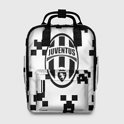 Рюкзак женский Juventus x minecraft pattern, цвет: 3D-принт