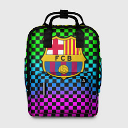 Рюкзак женский Barcelona gradient neon, цвет: 3D-принт
