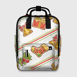 Рюкзак женский Рождественский дух, цвет: 3D-принт